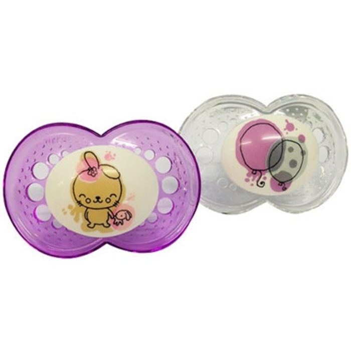 Photo de Mam sucette silicone +6mois rose x2 Mam Mam sucette silicone +6mois rose x2 Mam-199279