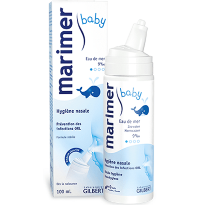 Photo de Marimer baby hygiène nasale 100ml Gilbert Marimer baby hygiène nasale 100ml Gilbert-191069
