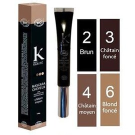 Mascara cheveux Chatain Moyen n°4 - 15 g - Coloration - K pour karité -136502