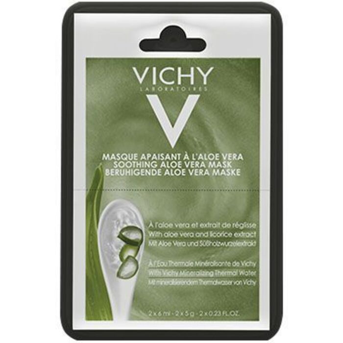 Photo de Masque apaisant aloe vera 2x6ml Vichy Masque apaisant aloe vera 2x6ml Vichy-222609