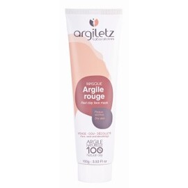 Masque argile rouge prête à l'emploi - 100.0 ml - Masques en tubes - Argiletz Peaux normales très réactives-9604