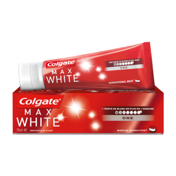 Photo de Max white one dentifrice 75ml Colgate Max white one dentifrice 75ml Colgate-215442