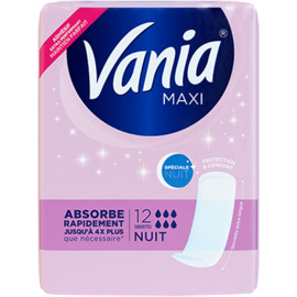Maxi spéciale nuit 12 serviettes - vania -223737