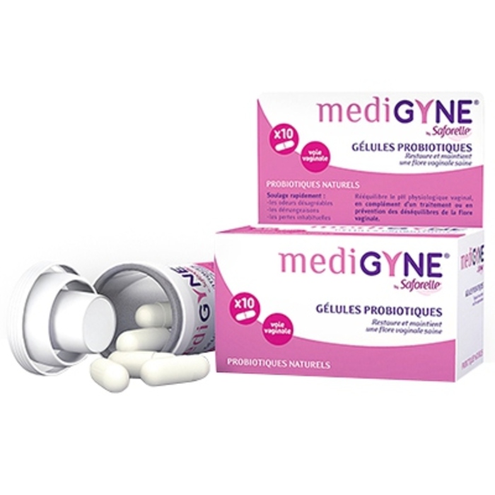 Photo de Medigyne gélules probiotiques - 10 gélules Saforelle Medigyne gélules probiotiques - 10 gélules Saforelle-140444
