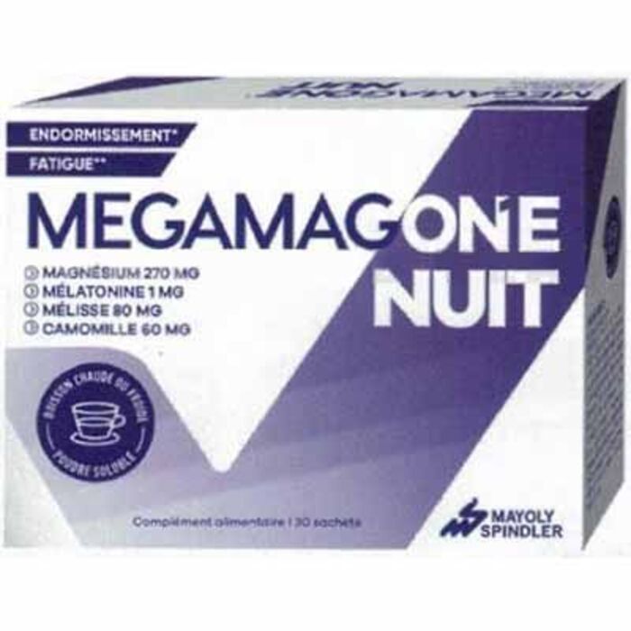 Photo de Megamagone nuit 30 sachets Mayoly spindler Megamagone nuit 30 sachets Mayoly spindler-223536