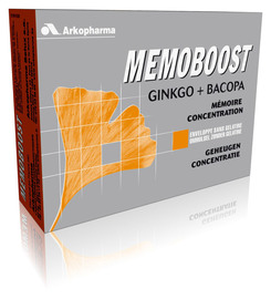 Memoboost Ginkgo + Bacopa - mémoire et concentration - ArkoPharma Memoboost Ginkgo + Bacopa-131956