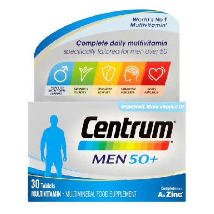 Photo de Men 50+ 30 comprimés Centrum Men 50+ 30 comprimés Centrum-223035