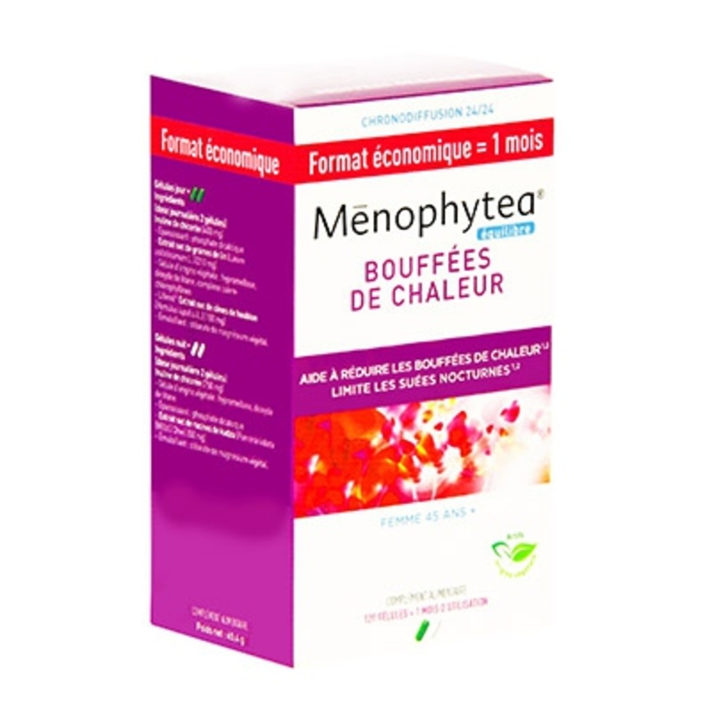 Prix de Ménophytéa bouffées de chaleur format economique 1 Prix de Ménophytéa bouffées de chaleur format economique 1