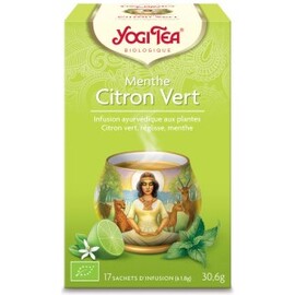 Menthe citron vert BIO - 17 infusettes - divers - Yogi Tea -190045