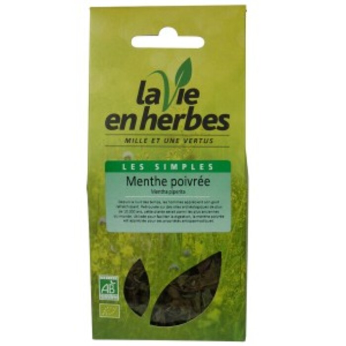 Menthe poivrée bio - pochette vrac 27 g La vie en herbes-142343