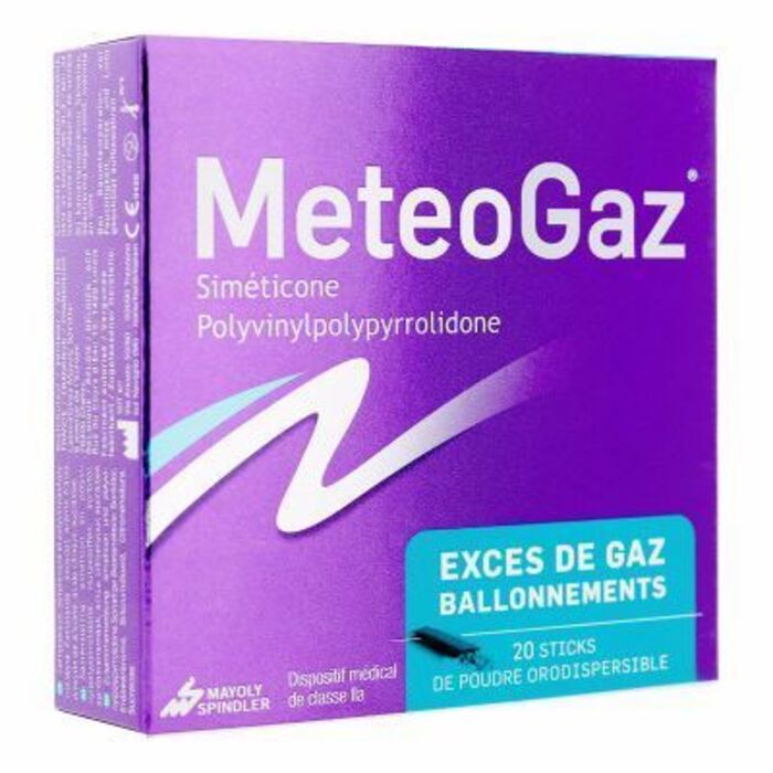 Photo de Meteogaz 20 sticks de poudre orodispersible Mayoly spindler Meteogaz 20 sticks de poudre orodispersible Mayoly spindler-216539