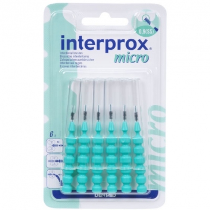 Photo de Micro brossettes vertes Interprox Micro brossettes vertes Interprox-197289