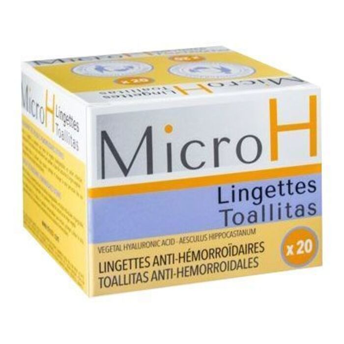 Photo de Micro h lingettes hémorroïdaires x20 Diepharmex Micro h lingettes hémorroïdaires x20 Diepharmex-220992