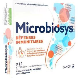 MICROBIOSYS Défenses Immunitaires Probiotique 12 sachets - SANOFI -228707