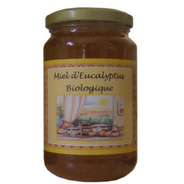 Miel d'eucalyptus bio - pot 500 g Alveole d'or-133396