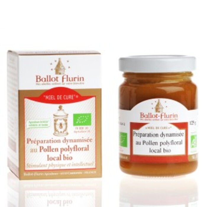 Photo de Miel de cure - miel châtaigne et pollen frais bio Ballot flurin Miel de cure - miel châtaigne et pollen frais bio Ballot flurin-11570
