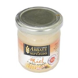 Miel + Gelée Royale 4 % - 250 g - divers - Abbaye de Sept-Fons -133285