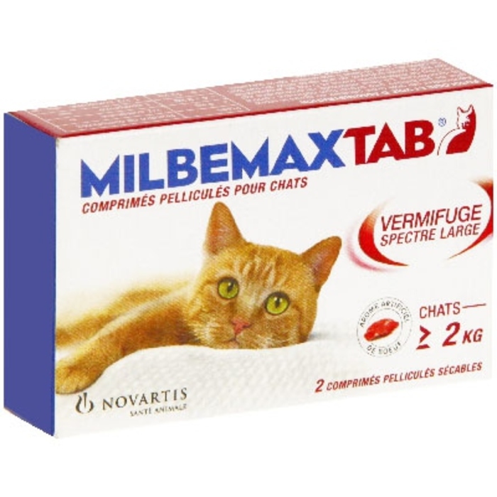 Milbemaxtab chat de plus de 2kg Novartis-146477