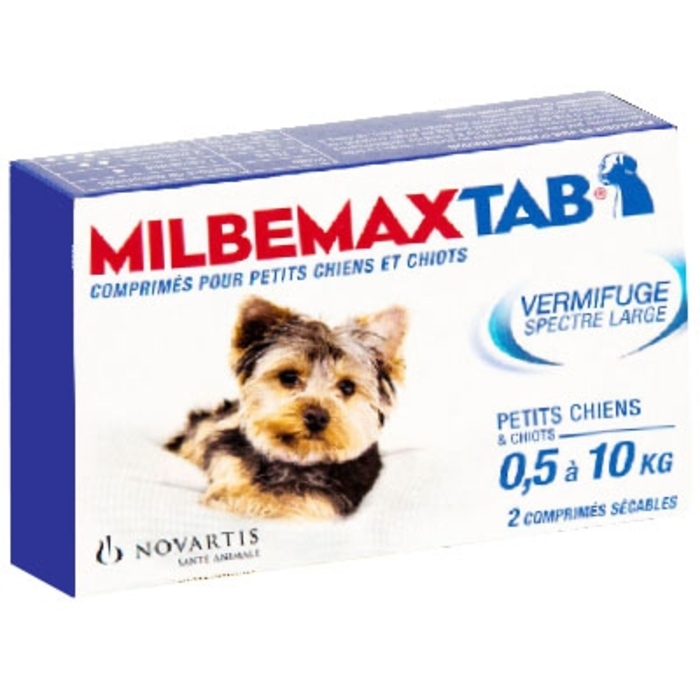 Photo de Milbemaxtab chien chiot de 0,5 à 10kg Novartis Milbemaxtab chien chiot de 0,5 à 10kg Novartis-204793