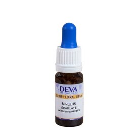 Mimulus écarlate bio - 10.0 ml - Elixirs floraux Deva bio - Deva Libération des émotions intenses-15743