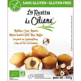 Moelleux coeur noisette BIO (x 7) - 200 g - divers - Les Recettes de Celiane -143394
