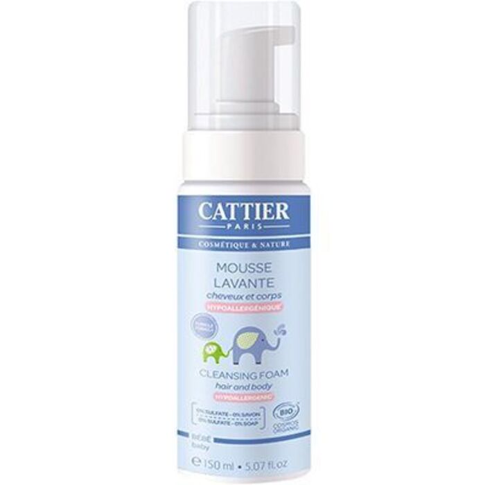 Photo de Mousse lavante bébé bio 150ml Cattier Mousse lavante bébé bio 150ml Cattier-226162