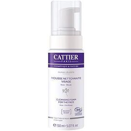 Mousse Nettoyante Visage Nuage Céleste Bio - 150.0 ml - Visage - Cattier Nettoie en profondeur-1569