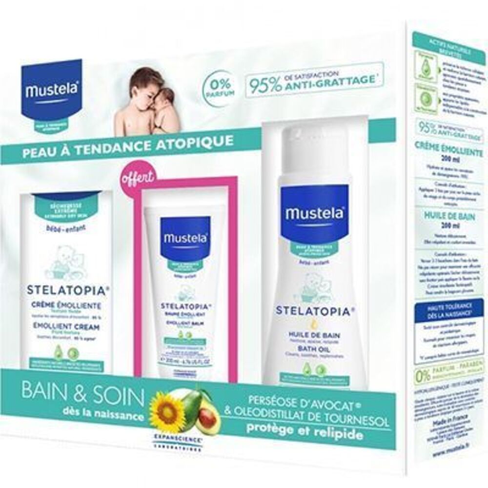 Photo de Mustela coffret bébé peaux atopiques Mustela Mustela coffret bébé peaux atopiques Mustela-220299