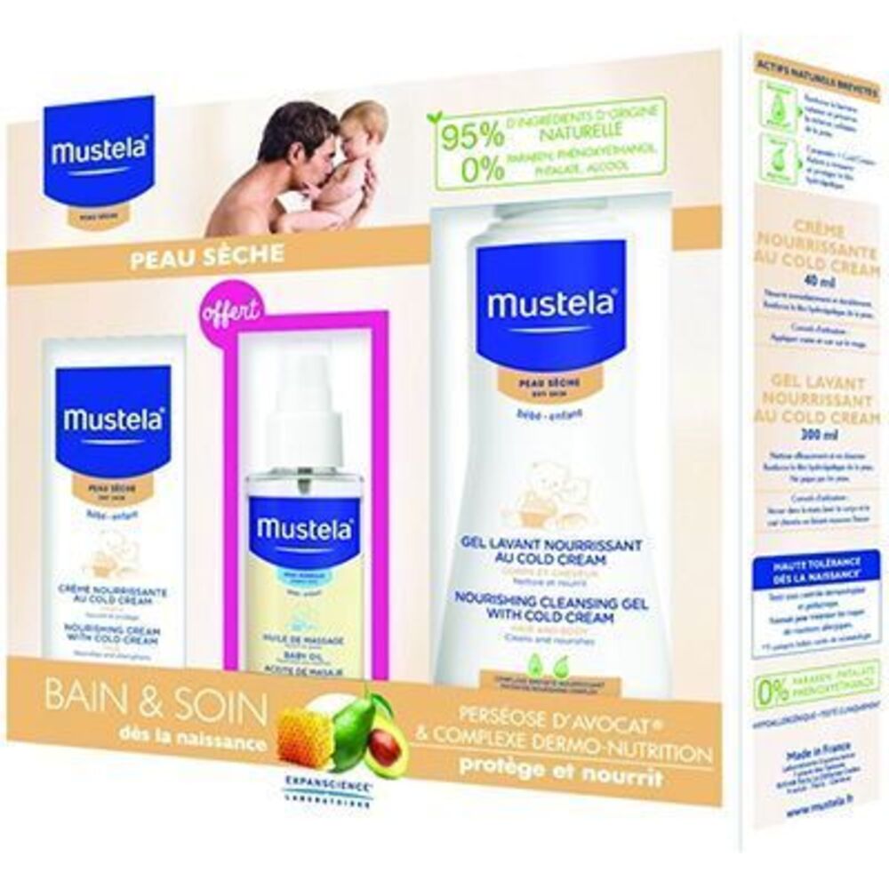 Photo de Mustela coffret bébé peaux sèches Duurat Mustela coffret bébé peaux sèches Duurat-220301