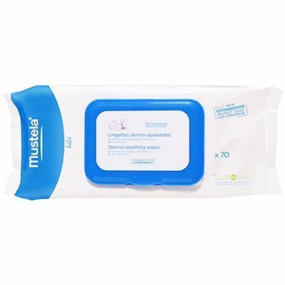 Photo de Mustela lingettes nettoyantes x70 Mustela Mustela lingettes nettoyantes x70 Mustela-215270