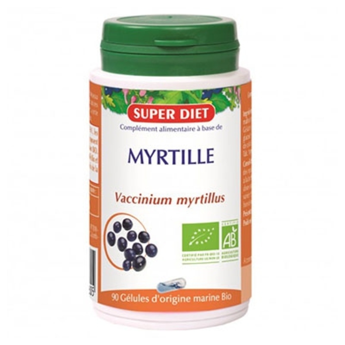 Photo de Myrtille bio - 90 gélules Super diet Myrtille bio - 90 gélules Super diet-11106