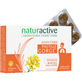 Na voxyltabs gorge  24 pastilles - naturactive -215480