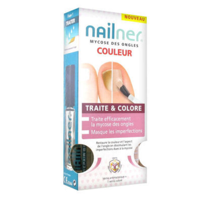 Photo de Nailner mycose des ongles traite & colore 2x5ml Nailner Nailner mycose des ongles traite & colore 2x5ml Nailner-219386