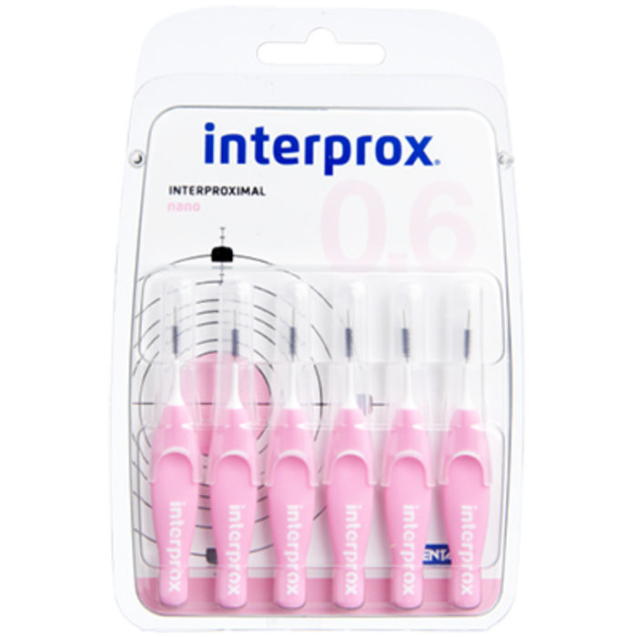 Photo de Nano brossettes roses x6 Interprox Nano brossettes roses x6 Interprox-204137