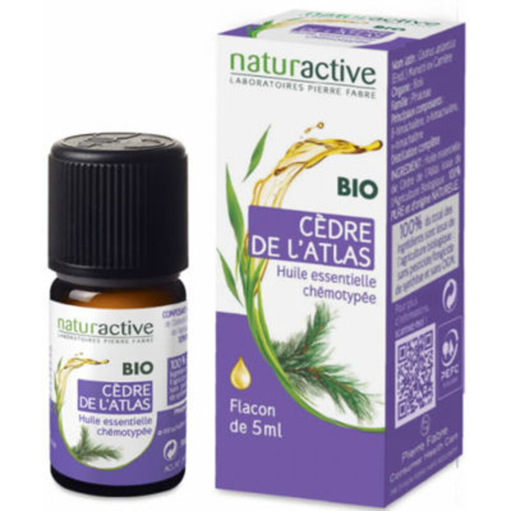 Photo de Naturactive huile essentielle cèdre de l'atlas bio 5ml Naturactive Naturactive huile essentielle cèdre de l'atlas bio 5ml Naturactive-201549