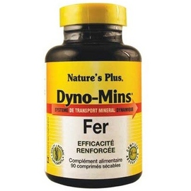 Nature's plus dyno mins fer - 90 comprimés - 90.0 unites - vitamines et minéraux - nature plus -8751