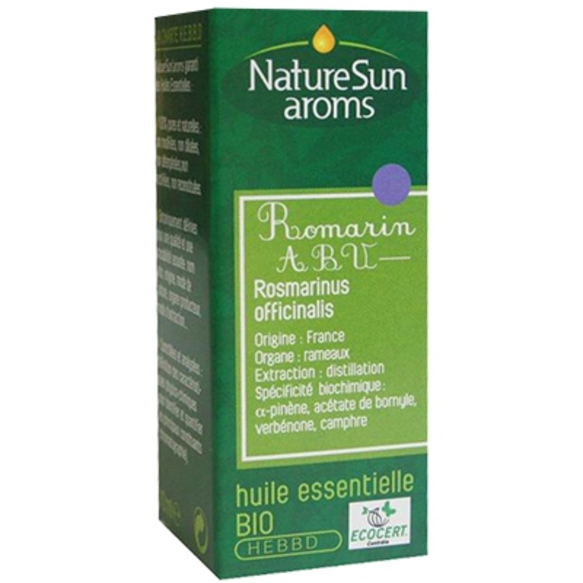 Naturesun aroms huile essentielle romarin abv bio  10ml  10.0 ml