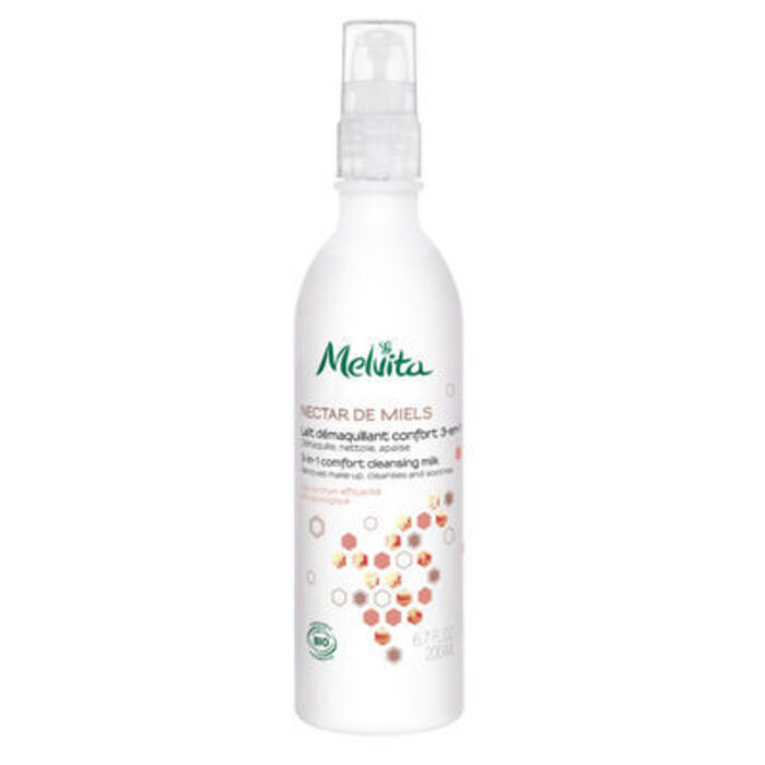 Photo de Nectar de miels lait démaquillant confort bio 200ml Melvita Nectar de miels lait démaquillant confort bio 200ml Melvita-213395