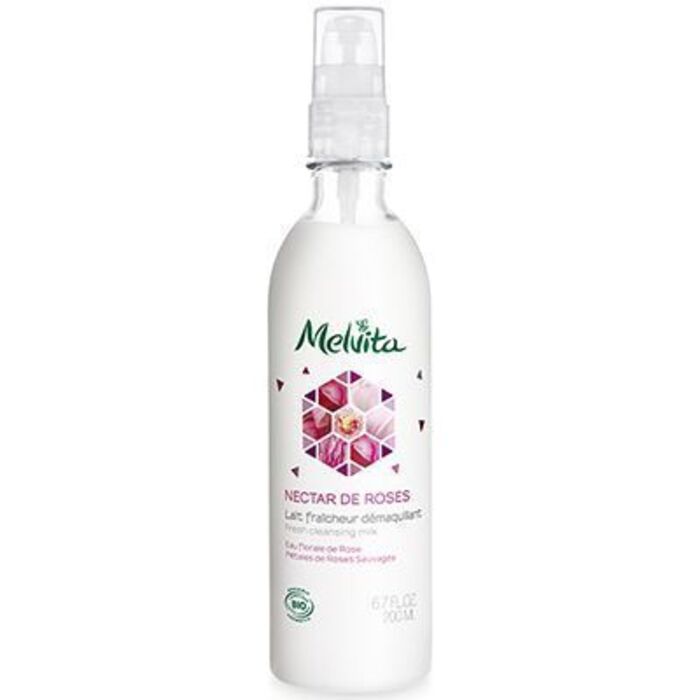 Photo de Nectar de roses lait fraîcheur démaquillant bio 200ml Melvita Nectar de roses lait fraîcheur démaquillant bio 200ml Melvita-213371