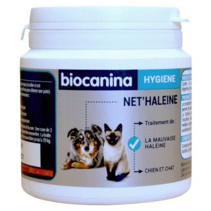 Photo de Net'haleine pour chats et chiens - poudre 85g Biocanina Net'haleine pour chats et chiens - poudre 85g Biocanina-211052