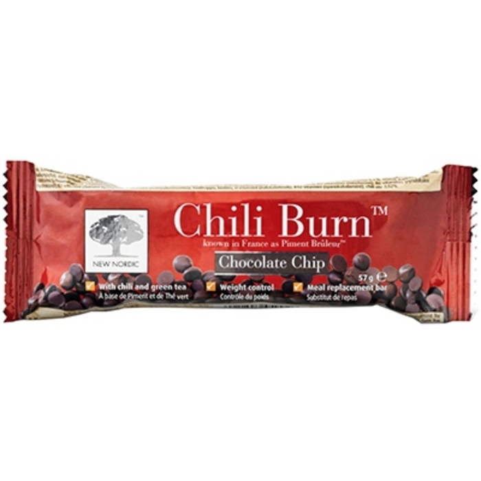 Photo de New nordic chili burn barre substitut repas goût chocolat - 57g New nordic New nordic chili burn barre substitut repas goût chocolat - 57g New nordic-205926