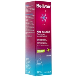 Nez bouché spray nasal adultes - 125 ml - belivair -205906
