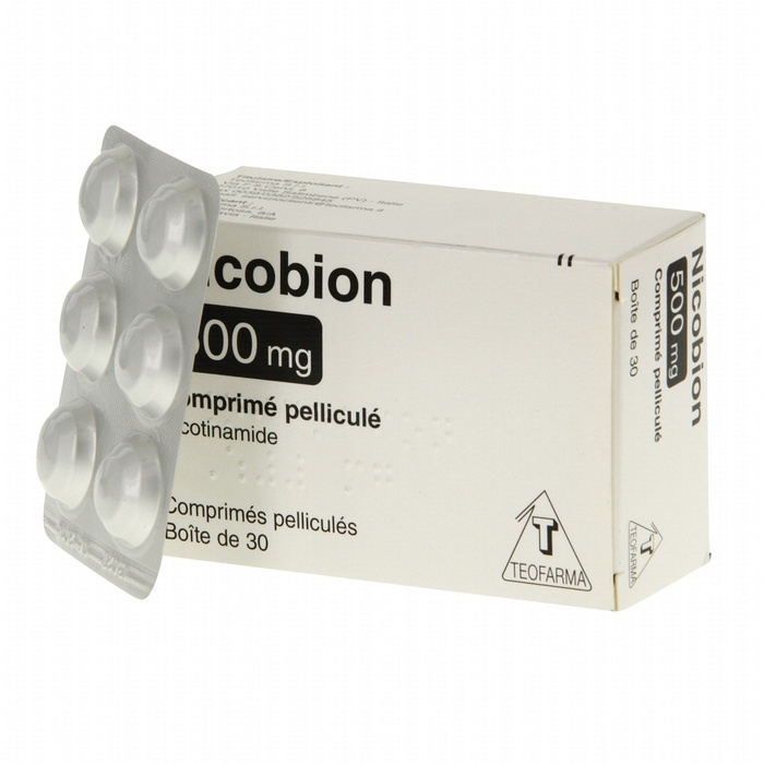 Photo de Nicobion 500mg - 30 comprimés Teofarma Nicobion 500mg - 30 comprimés Teofarma-192588