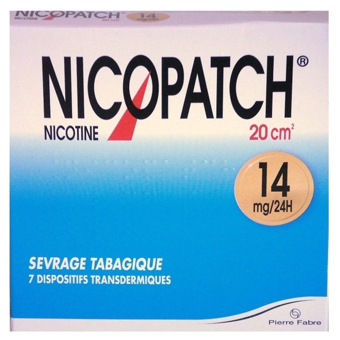 Nicopatch 14mg/24h - 7 patchs Pierre fabre-194077