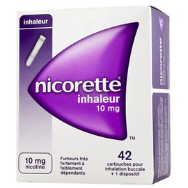 Nicorette inhaleur 10mg - 42 cartouches - johnson & johnson -194060