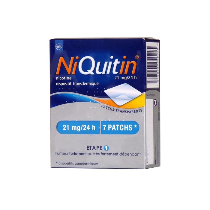 Photo de Niquitin 21mg/24h - 7 patchs Laboratoire gsk Niquitin 21mg/24h - 7 patchs Laboratoire gsk-194281