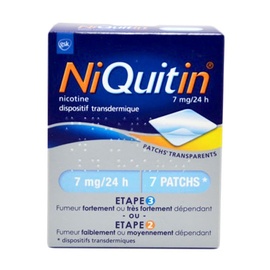 Niquitin 7mg/24h - 7 patchs - laboratoire gsk -206886