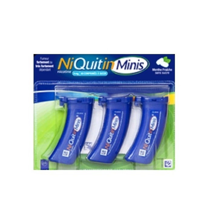 Photo de Niquitinminis 4mg sans sucre - 60 comprimés Laboratoire gsk Niquitinminis 4mg sans sucre - 60 comprimés Laboratoire gsk-206854