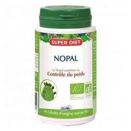 Nopal bio - 90 gélules - 90.0 unités - les gélules de plantes bio - super diet Contrôle du poids-140599