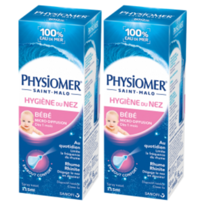 Photo de Nourrissons micro-diffusion lot de 2x115ml Physiomer Nourrissons micro-diffusion lot de 2x115ml Physiomer-199061